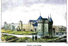 Copyright : "Bibliothèque municipale de Lille, 44214, planche 1". / Porte Saint-Pierre