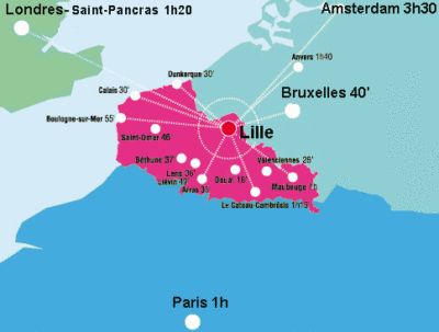 Carte - Temps TGV - Cliquez pour agrandir !