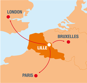 Copyright : ISEA Lille / Lille au croisement de 3 Capitales Lille au croisement de 3 Capitales