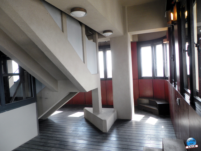 Interieur du beffroi de Lille - belvédère vitré à 68,55 mètres - Copyright Zoom Sur Lille Interieur du beffroi de Lille - belvédère vitré à 68,55 mètres - Copyright Zoom Sur Lille