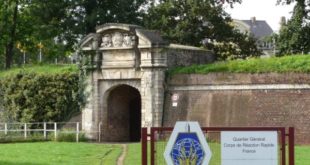 Entrée du Quartier Général du Corps de Réaction Rapide France