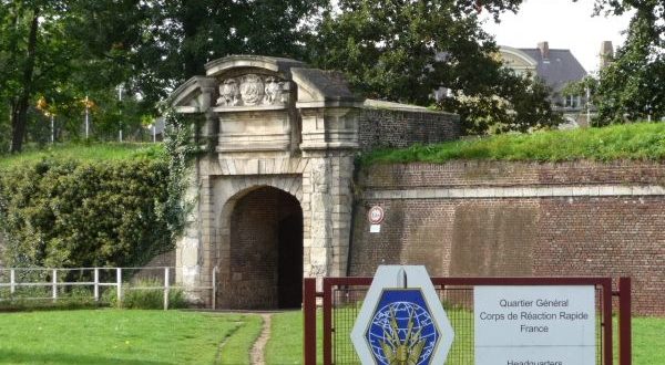 Entrée du Quartier Général du Corps de Réaction Rapide France