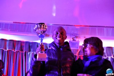 Copyright : Zoom Sur Lille / Urban Trail de Lille - Le Kényan Robert Keter et Martine Aubry (Maire de Lille)
