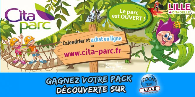Gagnez votre Pack Découverte (10 tickets) pour le parc d’attractions Cita-Parc !