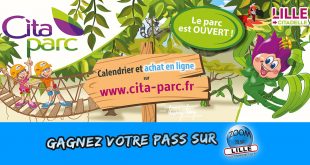 Gagnez votre Pass Illimité pour le parc d’attractions Cita-Parc