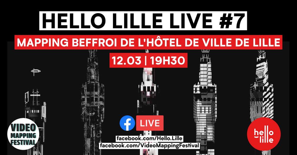 Copyright : DR - Hello Lille / Mapping Beffroi de l'Hôtel de Ville de Lille