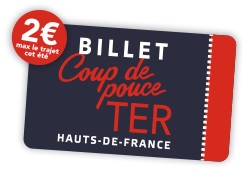 Copyright : DR - TER Hauts-de-France / Billet Coup de Pouce TER
