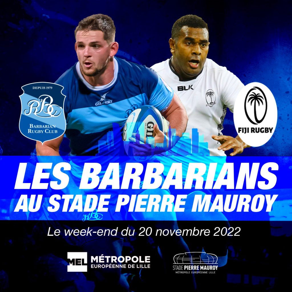 [Rugby] Les Barbarians Français affronteront les Fidji le weekend du