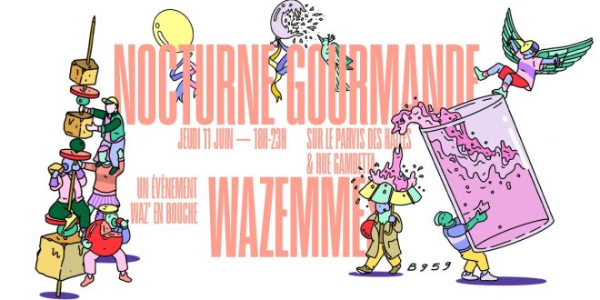 Jeudi 11 juin 2026, Nocturne Gourmande sur le parvis des Halles de Wazemmes