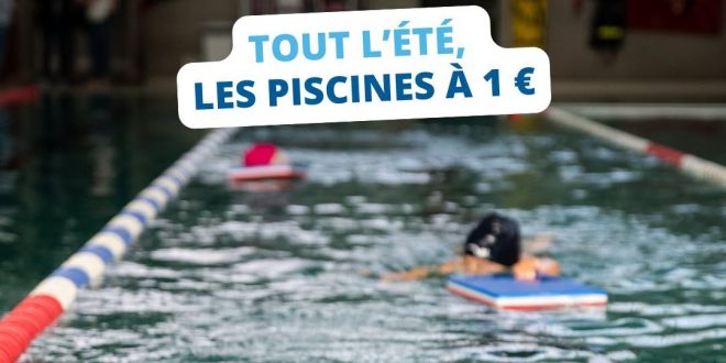 Du 22 juin au 31 août 2026, Piscines à 1€ à Lille, Lomme & Hellemmes