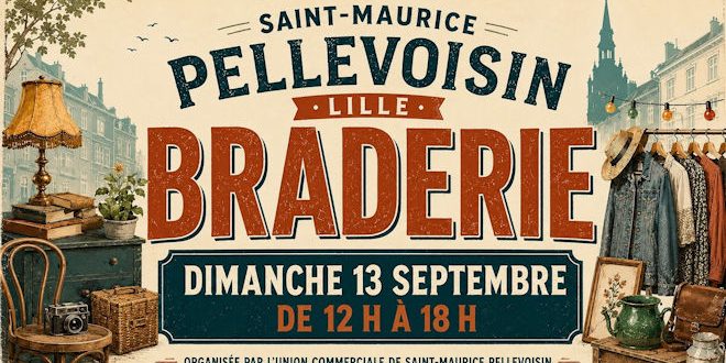 Dimanche 13 septembre 2026, c’est la Braderie de Saint-Maurice Pellevoisin