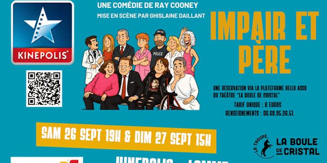 À l&rsquo;occasion des 40 ans du Téléthon, le Théâtre investit pour la 1ère fois le Kinepolis Lomme les 26 & 27 septembre 2026