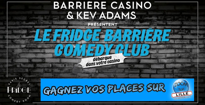 Gagnez vos places pour le Fridge Barrière Comedy Club du 25 octobre 2026 au Théâtre du…