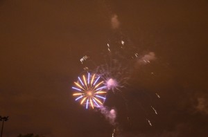 Feu d'artifice 14 Juillet 2012
