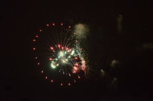 Feu d'artifice 14 Juillet 2012