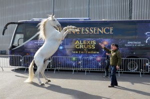 Coulisses spectacle d'Alexis Gruss - Quintessence