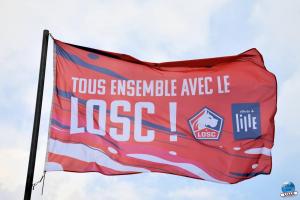 La ville de Lille aux couleurs du LOSC