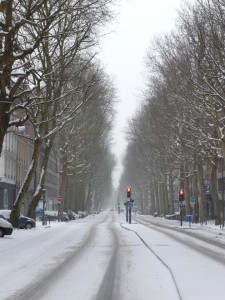 Neige à Lille 75